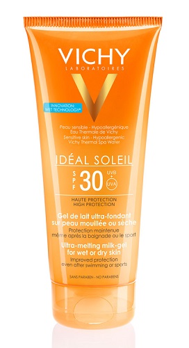 IDEAL SOLEIL GEL WET CORPO SPF30 200 ML - farmacia187.it