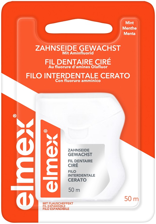 ELMEX FILO INTERDENTALE CERATO 50 METRI - farmacia187.it