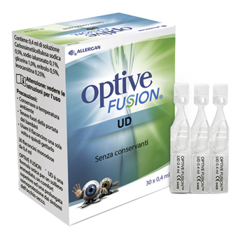 OPTIVE FUSION UD SOLUZIONE OFTALMICA STERILE 30 FLACONCINI MONODOSE 0,4 ML - farmacia187.it