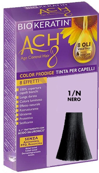 BIOKERATIN ACH8 COLOR PRODIGE 1/N NERO - farmacia187.it