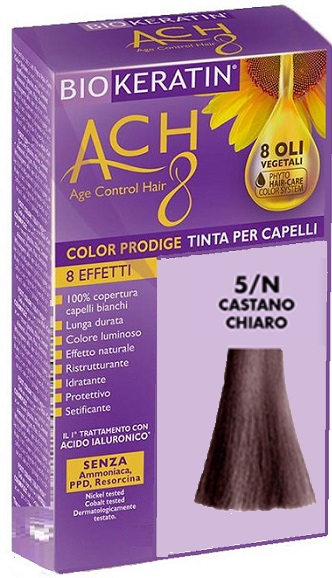 BIOKERATIN ACH8 COLOR PRODIGE 5/N CASTANO CHIARO - farmacia187.it