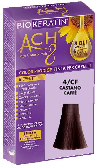 BIOKERATIN ACH8 COLOR PRODIGE 4/CF CASTANO CAFFE' - farmacia187.it