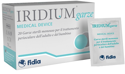 IRIDIUM GARZA OCULARE MEDICATA IN TESSUTO NON TESSUTO 20 PEZZI - farmacia187.it