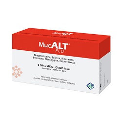 MUCALT FLU 8 ORAL STICK MONODOSE - farmacia187.it