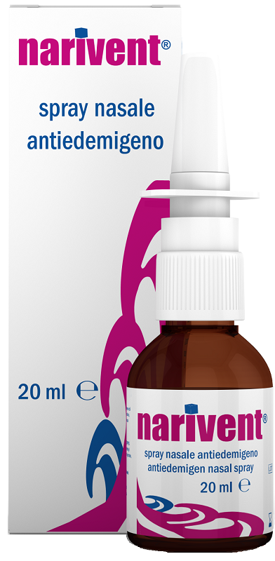 SPRAY NASALE ANTIEDEMIGENO NARIVENT FLACONE 20 ML - farmacia187.it