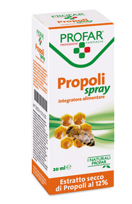 PROPOLI SPRAY ESTRATTO SECCO 12% 20 ML PROFAR - farmacia187.it