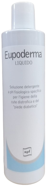 EUPODERMA LIQUIDO SOLUZIONE DETERGENTE PER PIEDE DIABETICO 300 ML - farmacia187.it