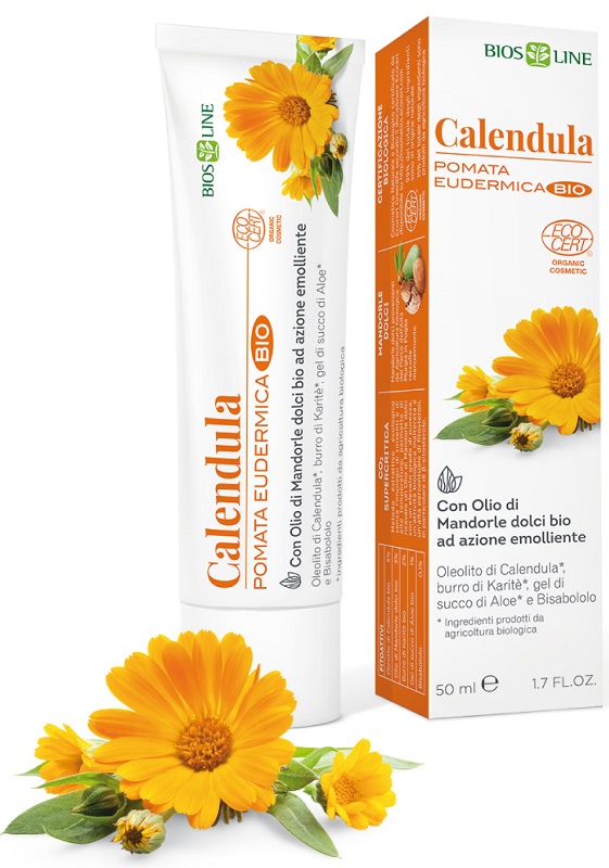 BIOSLINE CALENDULA POMATA EUDERMICA BIO 50 ML - farmacia187.it