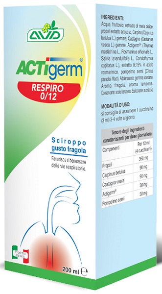 ACTIGERM RESPIRO 0-12 200 ML - farmacia187.it