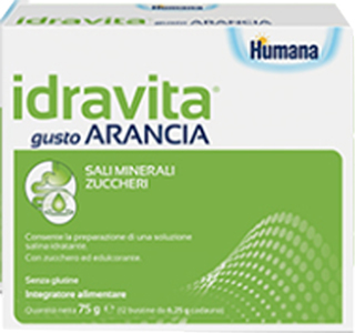 IDRAVITA GUSTO ARANCIA 12 BUSTINE DA 6,25 G - farmacia187.it