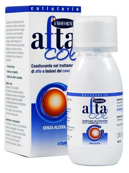 AFTACOL EMOFORM COLLUTORIO PER IGIENE DENTALE 120 ML - farmacia187.it