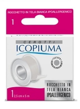 ICOPIUMA CEROTTO IN ROCCHETTO BIANCO 2,5X500 CM - farmacia187.it