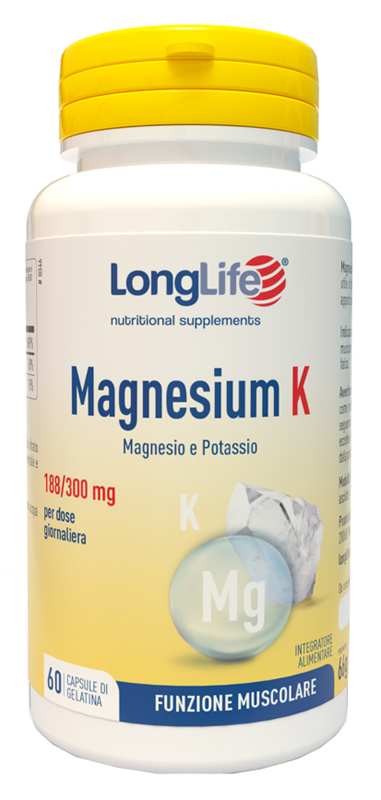 LONGLIFE MAGNESIUM K 60 CAPSULE - farmacia187.it