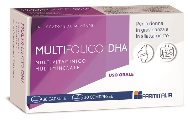 MULTIFOLICO DHA 30 CAPSULE + 30 COMPRESSE - farmacia187.it