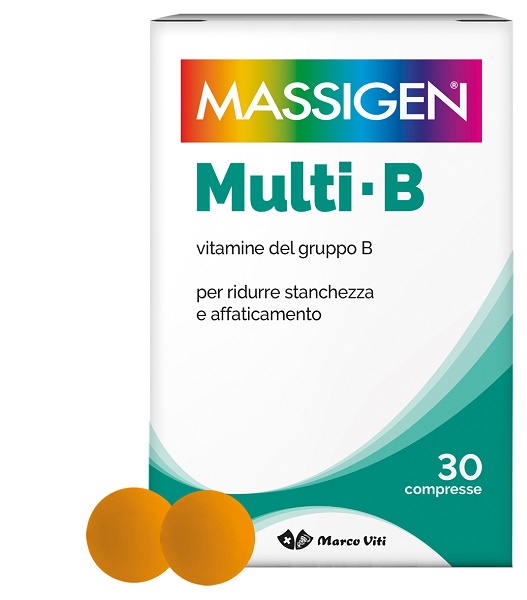 MASSIGEN MULTI B VITAMINE DEL GRUPPO B 30 COMPRESSE RIVESTITA DA 364 MG - farmacia187.it