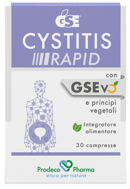 GSE CYSTITIS RAPID 30 COMPRESSE - farmacia187.it