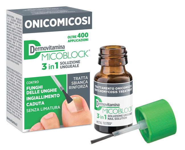 DERMOVITAMINA MICOBLOCK 3 IN 1 ONICOMICOSI SOLUZIONE UNGUEALE 7 ML - farmacia187.it