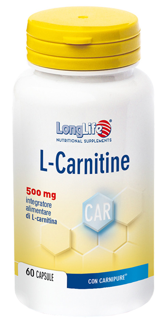 LONGLIFE L-CARNITINE 60 CAPSULE DI GELATINA DA 960 MG - farmacia187.it