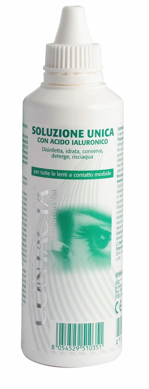 SOLUZIONE OCULARE CON ACIDO IALURONICO CONTACTA 100 ML MARCHIO CE - farmacia187.it