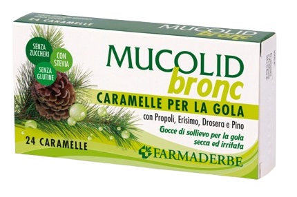 MUCOLID BRONC PROPOLI&PINO 24 CARAMELLE - farmacia187.it