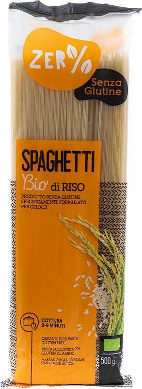 ZERO% GLUTINE PASTA RISO SPAGHETTI SENZA GLUTINE BIO 500 G - farmacia187.it
