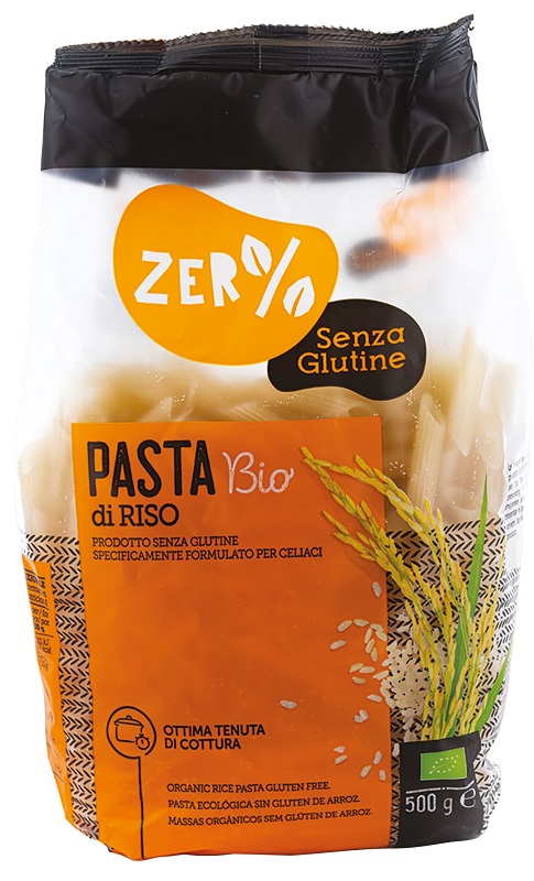 ZERO% GLUTINE PASTA RISO PENNE SENZA GLUTINE BIO 500 G - farmacia187.it