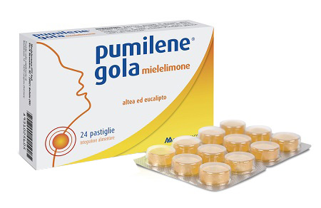 PUMILENE GOLA MIELE LIMONE 24 PASTIGLIE - farmacia187.it