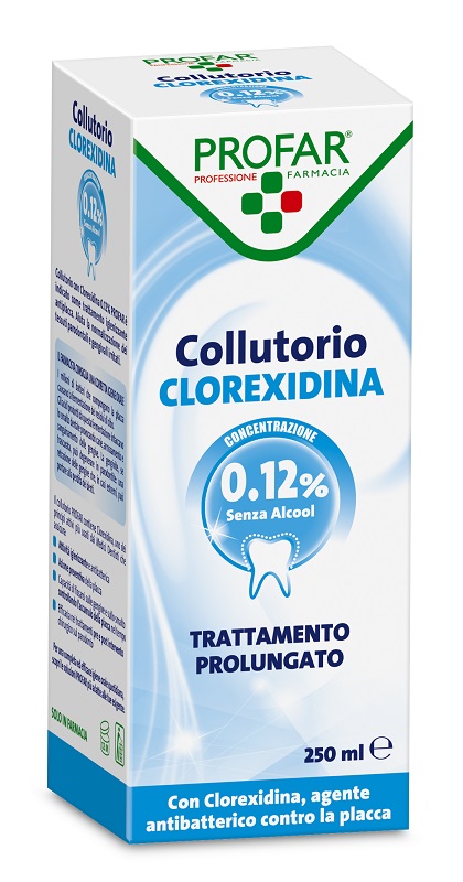 COLLUTORIO CLOREXIDINA 0,12% 250 ML PROFAR - farmacia187.it