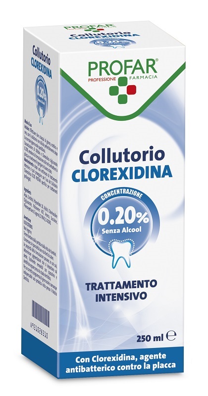 COLLUTORIO CLOREXIDINA 0,20% 250 ML PROFAR - farmacia187.it
