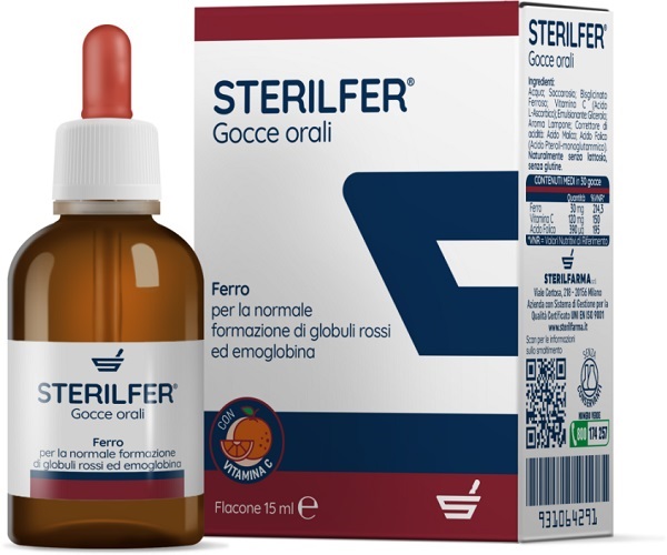 STERILFER GOCCE 15 ML - farmacia187.it