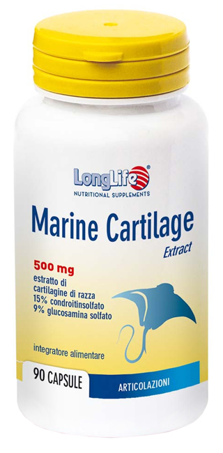 LONGLIFE MARINE CARTILAGE 90 CAPSULE DI GELATINA - farmacia187.it