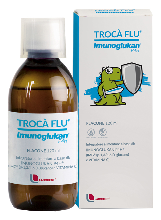 TROCA' FLU' IMUNOGLUKAN FLACONE 120 ML - farmacia187.it