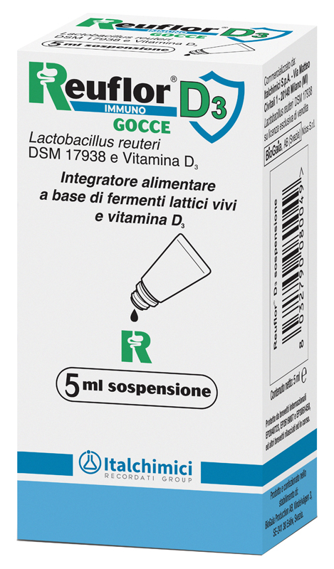 REUFLOR D3 GOCCE 5 ML - farmacia187.it