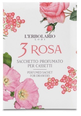 3 ROSA SACCHETTO PROFUMATO PER CASSETTI - farmacia187.it