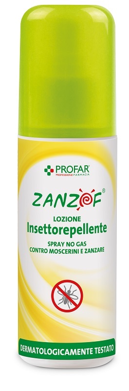 ZANZOF LOZIONE INSETTOREPELLENTE SPRAY DEET 9% 100 ML PROFAR - farmacia187.it