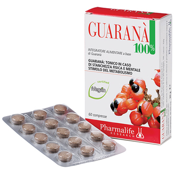 GUARANA 100% 60 COMPRESSE - farmacia187.it