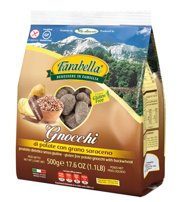 FARABELLA GNOCCHI DI PATATE AL GRANO SARACENO 500 G - farmacia187.it