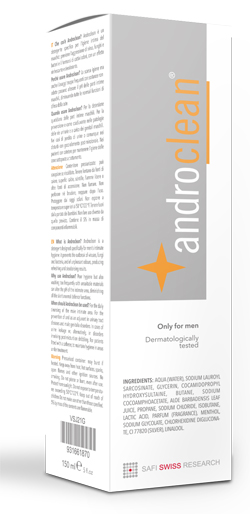 ANDROCLEAN DETERGENTE INTIMO MASCHILE 150ML - farmacia187.it