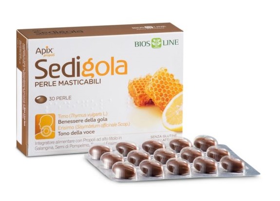 SEDIGOLA PERLE MASTICABILI 30 PERLE - farmacia187.it