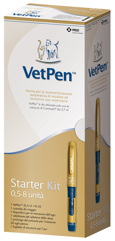 CANINSULIN VET PEN 8 UI STARTER KIT - farmacia187.it