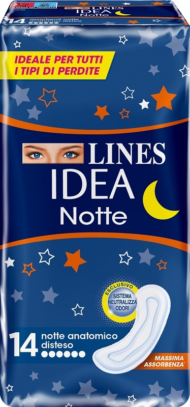 LINES IDEA NOTTE SENZA ALI 14 PEZZI - farmacia187.it