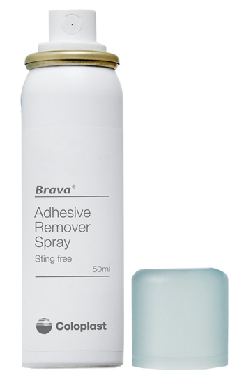 BRAVA SPRAY REMOVER PER DISTACCO DOLCE ADESIVI E DISPOSITIVI PER STOMIA 50 ML - farmacia187.it