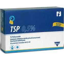 TSP 0,5% SOLUZIONE OFTALMICA UMETTANTE LUBRIFICANTE 30 FLACONCINI MONODOSE 0,5 ML - farmacia187.it
