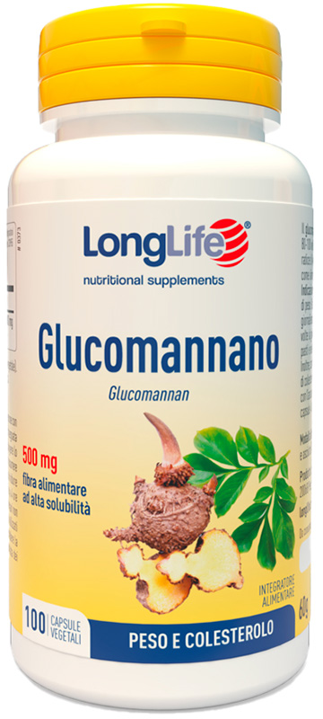 LONGLIFE GLUCOMANNANO 100 CAPSULE VEGETALI - farmacia187.it