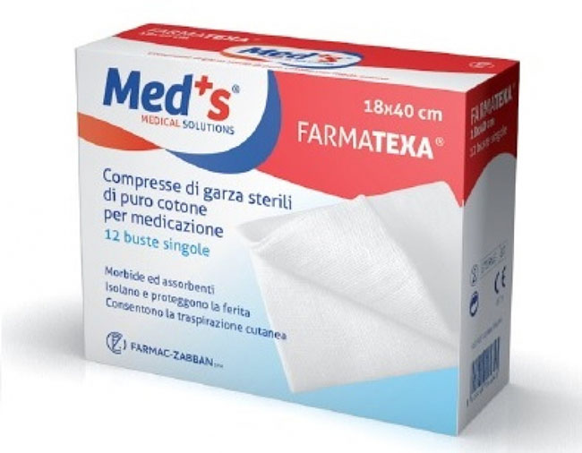 GARZA COMPRESSA MEDS 12/12 18X40CM 12 PEZZI - farmacia187.it