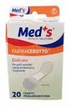 CEROTTO MEDS STRIP DELICATO TESSUTO NON TESSUTO MEDIO 20 PEZZI - farmacia187.it