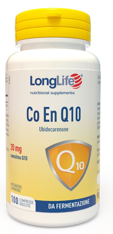 LONGLIFE CO EN Q10 20MG 100 COMPRESSE RIVESTITE - farmacia187.it