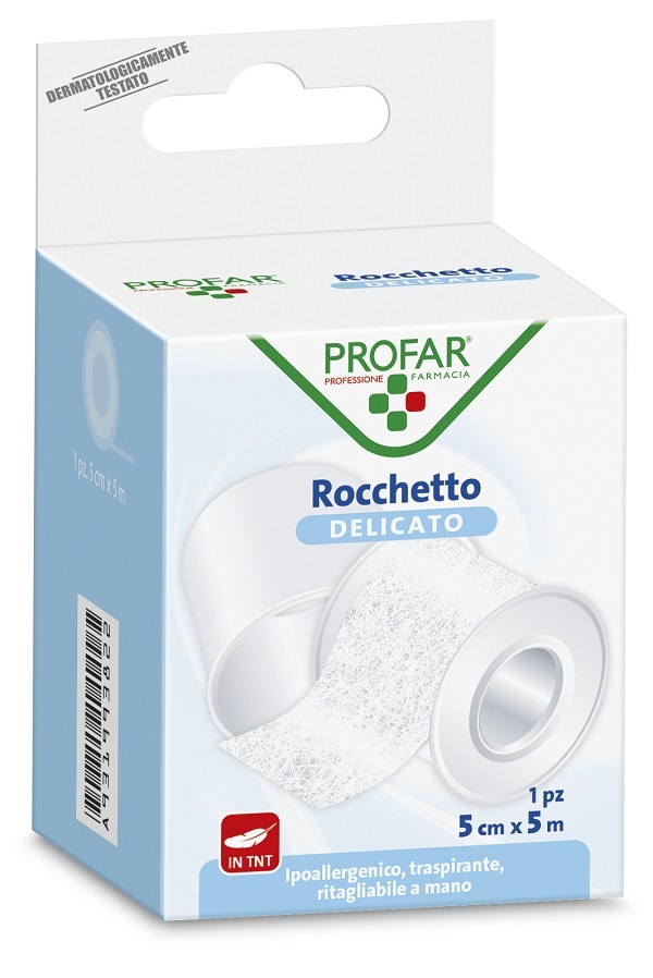 CEROTTO ROCCHETTO TESSUTO NON TESSUTO DELICATO CM 5X5 M PROFAR - farmacia187.it