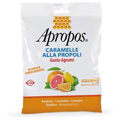 APROPOS CARAMELLE ALLA PROPOLI GUSTO AGRUMI 50 G - farmacia187.it