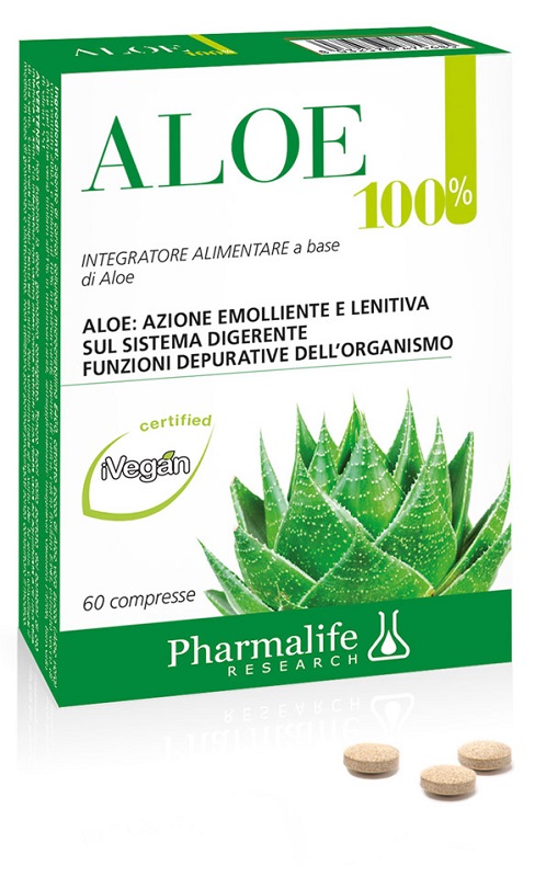 ALOE 100% 60 COMPRESSE - farmacia187.it